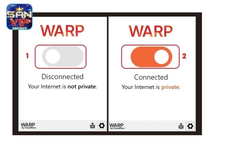 Cách tải 1.1.1.1 chơi Sanvip