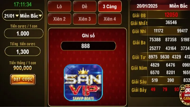 Chọn số rồi đặt cược theo hướng dẫn