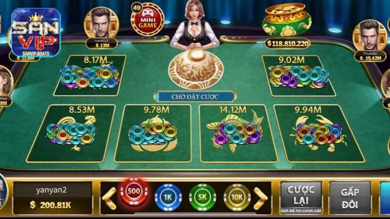 Hướng dẫn cách chơi xóc đĩa tại Sanvip