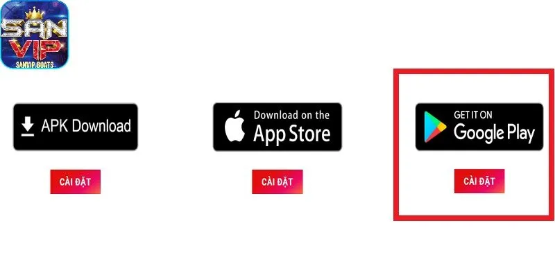 Hướng dẫn tải game Sanvip bản Android