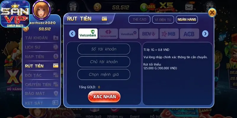 Liên hệ với cổng game khi gặp sự cố trong quá trình rút tiền