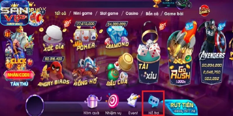 Liên hệ với Sanvip qua Chatbot